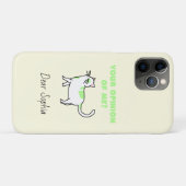 Yellow Haughty Cat Case-Mate iPhone Case (Achterkant (horizontaal))