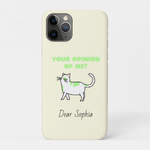 Yellow Haughty Cat Case-Mate iPhone Case