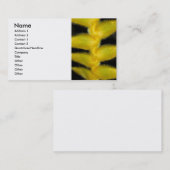 Yellow Hawaiian Heliconia Visitekaartje (Voorkant / Achterkant)