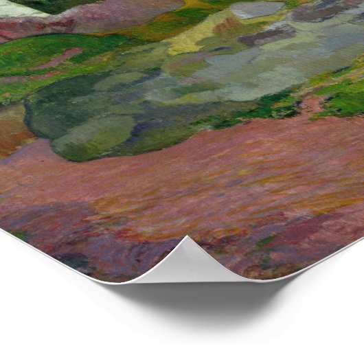 Yellow Haystacks, of Golden Harvest, 1889 Poster (Hoek)