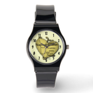 Yellow Heart Anesthetist Nurse Watch Horloge