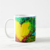 Yellow Heart Coffee mok (Links)