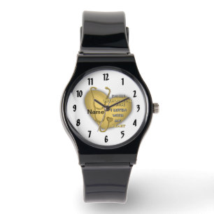 Yellow Heart Orthopedische aangepaste verpleegkund Horloge