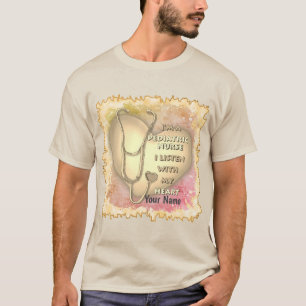 Yellow Heart Pediatric Nurse T-shirt