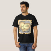 Yellow Heart RN Geregistreerde Verpleegkundige T-shirt (Voorkant volledig)