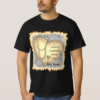 Yellow Heart RN Geregistreerde Verpleegkundige T-shirt