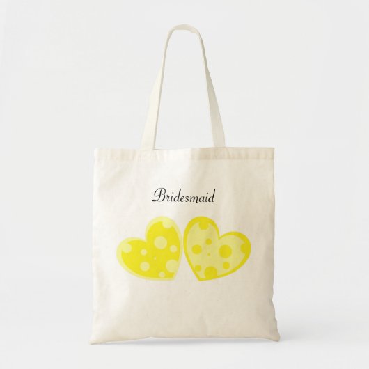 Yellow Hearts Bag Tote Bag (Voorkant)