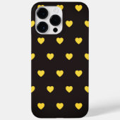 Yellow Hearts Pattern Case-Mate iPhone Case (Achterkant)