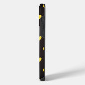 Yellow Hearts Pattern iPhone Hoesje (Linkerkant)