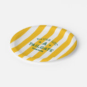 Yellow heeft nog nooit een Tailgate Custom Team Ga Papieren Bordje (Gekanteld)