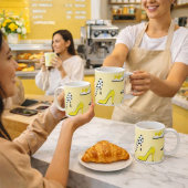 Yellow Heels Lady Chic Koffiemok