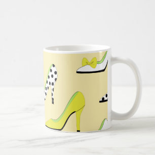 Yellow Heels Lady Chic Koffiemok