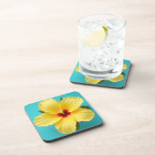 Yellow Hibiscus Bier Onderzetter (Rechterzijde)