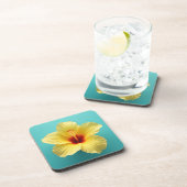 Yellow Hibiscus Bier Onderzetter (Rechterzijde)