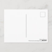 Yellow Hibiscus Briefkaart (Achterkant)