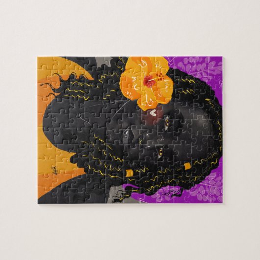 Yellow Hibiscus Legpuzzel (Horizontaal)