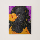 Yellow Hibiscus Legpuzzel (Verticaal)