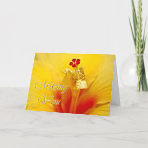 Yellow Hibiscus mist je Kaart
