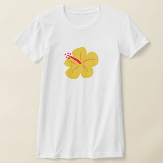 Yellow Hibiscus T-Shirt (Laagn)