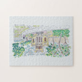 Yellow Historic Villa Legpuzzel (Horizontaal)