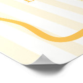 Yellow Honey Bridal Shower Welcome Sign Poster (Hoek)