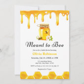 Yellow Honey Meant to Bee Vrijgezellenfeest Kaart (Voorkant)