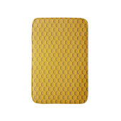Yellow Honeycomb Pattern Badmat (Voorkant Verticaal)