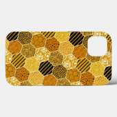 Yellow Honeycomb Pattern Case-Mate iPhone Case (Achterkant (horizontaal))