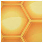 Yellow Honeycomb Pattern Stof (Swatch)