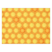 Yellow Honeycomb Pattern Tafelkleed (Voorkant (Horizontaal))