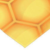 Yellow Honeycomb Pattern Tafelkleed (Gekanteld)