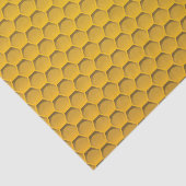 Yellow Honeycomb Pattern Tissuepapier (Detail)