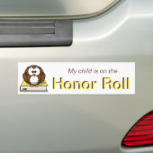 Yellow Honor Roll Bumpersticker (Op auto)