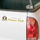 Yellow Honor Roll Bumpersticker (Op Truck)
