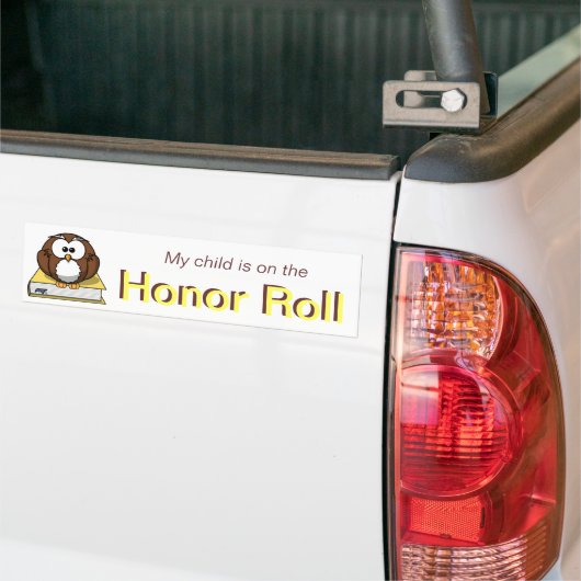 Yellow Honor Roll Bumpersticker (Op Truck)