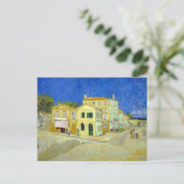 Yellow House Arles France Vincent van Gogh Briefkaart (Staand voorkant)