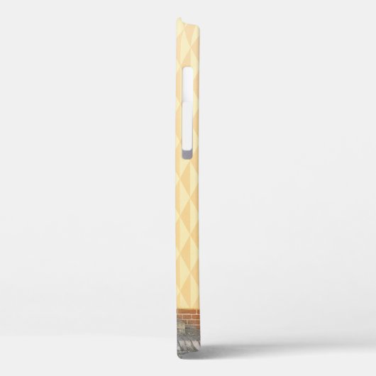 Yellow house illustration Case-Mate iPhone case (Achterkant / Links)