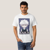 " Yellow Hunter X Hunter Killua Zoldyck Baka " T-shirt (Voorkant volledig)