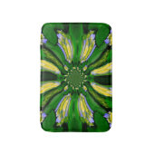 Yellow Hydrangea Flower Swirl badmat (Voorkant Verticaal)