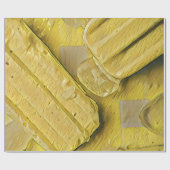 Yellow ice cream conpose cadeaupapier (Vlak)