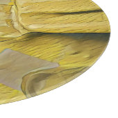 Yellow ice cream conpose snijplank (Hoek)