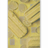 Yellow ice cream conpose sticker (Voorkant)