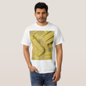 Yellow ice cream conpose t-shirt (Voorkant volledig)