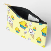 Yellow Ice Cream Popsicle Pencil Case Etui (Open)