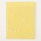 Yellow Ice Spiral Notitieboek (Achterkant)