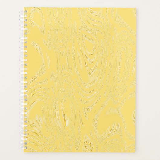 Yellow Ice Spiral Notitieboek (Voorkant)