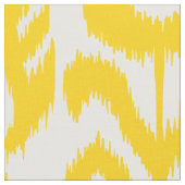 Yellow Ikat Pattern Stof (Close Up)