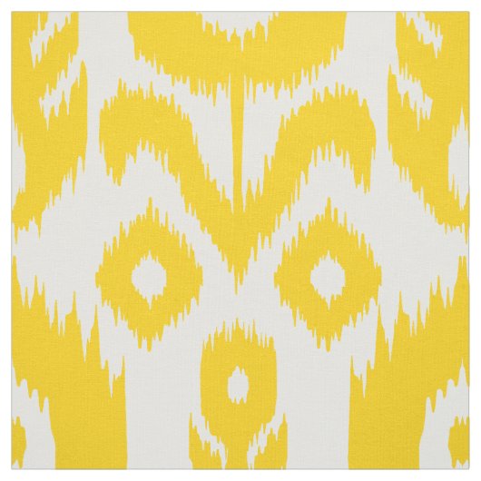Yellow Ikat Pattern Stof (Swatch)