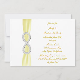 Yellow Infinity Bachelorette Party Kaart