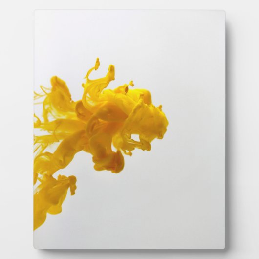 Yellow Ink Drop Photography 8x10 met Easle Fotoplaat (Voorkant)